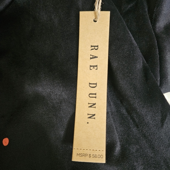 Rae Dunn BOO Cozy Stretch Velour Pj Top - MEDIUM - Picture 6 of 7